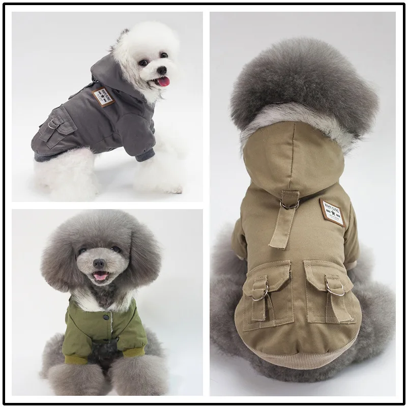 Одежда для собак, зимняя одежда для собак, большая утолщенная куртка для собак, теплая одежда для собак, щенков, одежда для чихуахуа, Ropa Perro