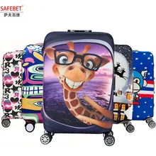 

SAFEBET Brand Fashion Thicker Travel Suitcase Protective Cover For 19-32 inch Child Cartoon Trolley Suitcase Protect Dust Case
