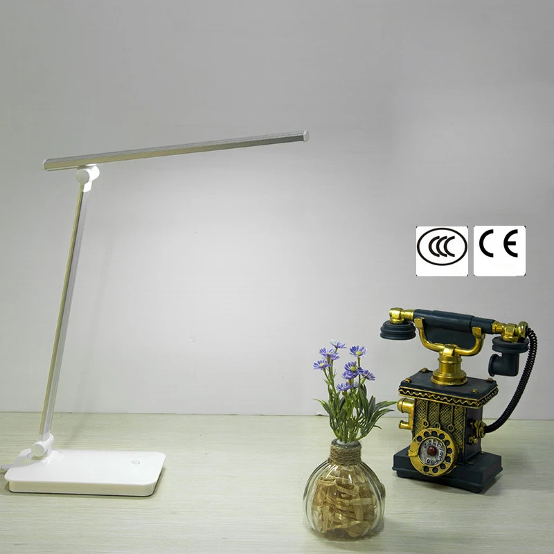 

Desk Lamp Foldable Dimmable Rotatable Eye Care LED Touch USB Charging Port Table Lamp Light Lamp For Bedroom Studying Office