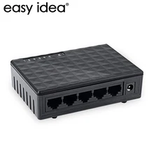 Mini 5 Port 10/100 Mbps Réseau Commutateur HUB Rapide LAN Ethernet Réseau Commutateurs De Bureau Adaptateur Noir/Blanc