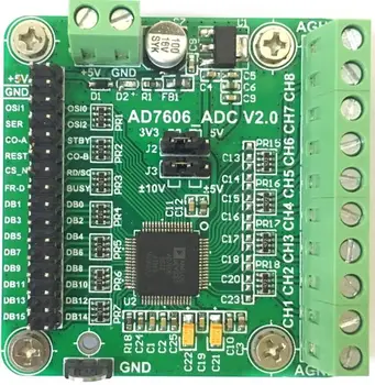 

AD7606 Module Data Acquisition Module 16 Bit ADC 8 Synchronous Sampling Frequency 200kSPS