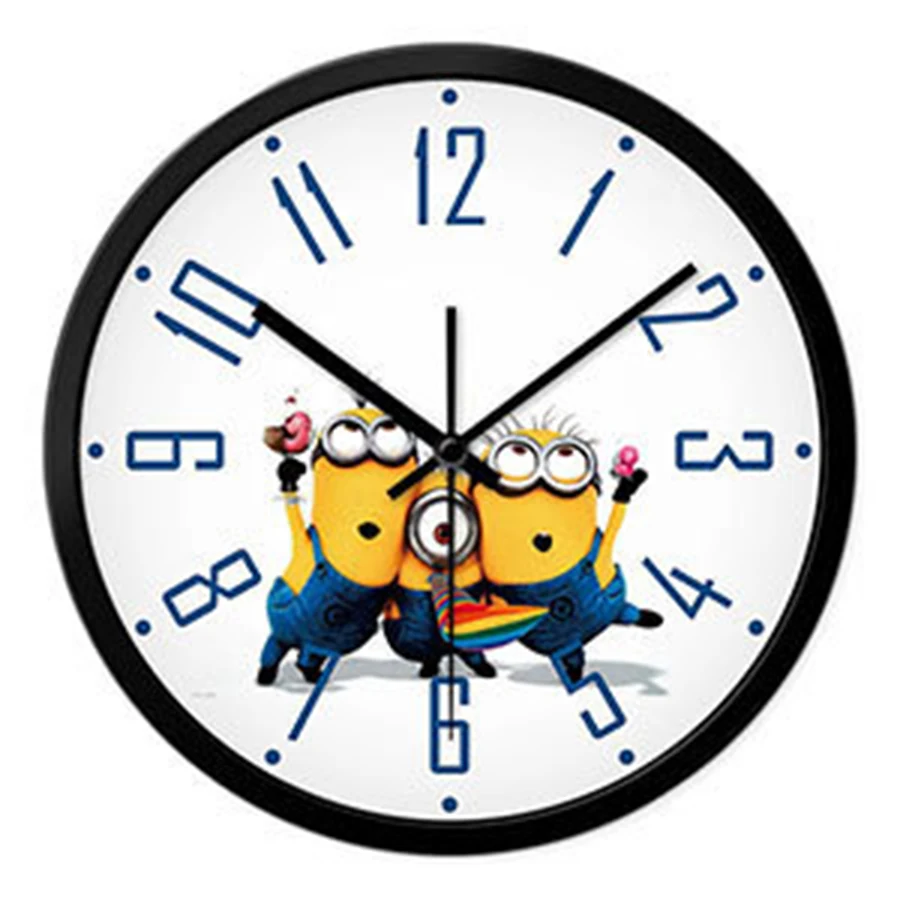 

Child Cute Alarm Decorative Silent Wall Saatk Art Metal Modern Nixie Watch Bedroom Dekoratif Duvar Nixie Home Decor W50932