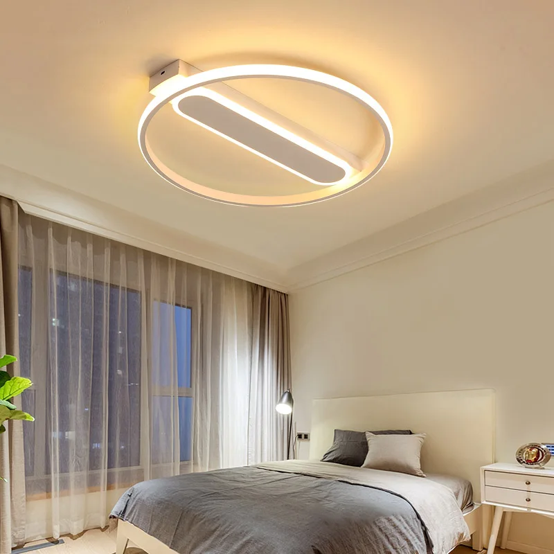 Прямоугольные потолочные светильники, акриловые современные светодиодные потолочные лампы для гостиной, спальни, AC85-265V светильник, внутреннее освещение, светильники
