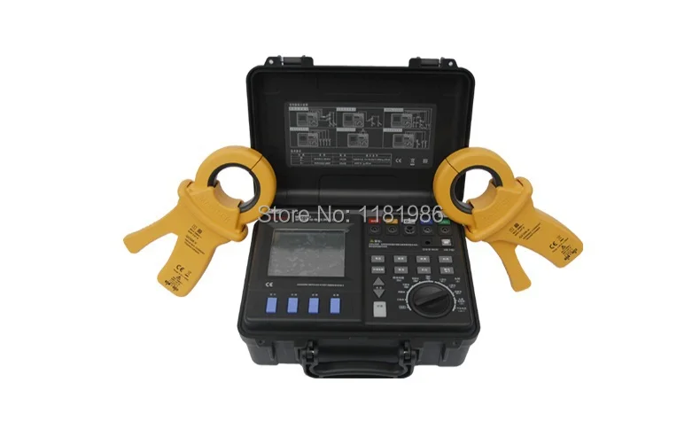 2 Clamp 4 Current Leakage kit Intelligent Ground Earth Resistance Tester Meter Soil Resistivity 2/3/4 Pole USB2.0 MASTECH MS2307 2 Clamp 4 Current Leakage kit Intelligent Ground Earth Resistance Tester Meter Soil Resistivity 2/3/4 Pole USB2.0 MASTECH MS2307