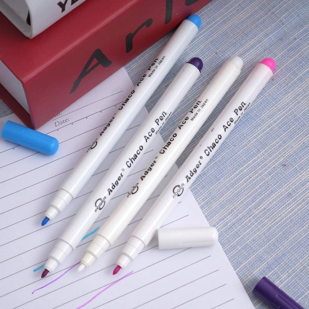 

1Pcs Colored Low-Odor Water/Air Erasable Markers,Sewing Grommet Ink Fabric Patchwork Marker Marking Pen