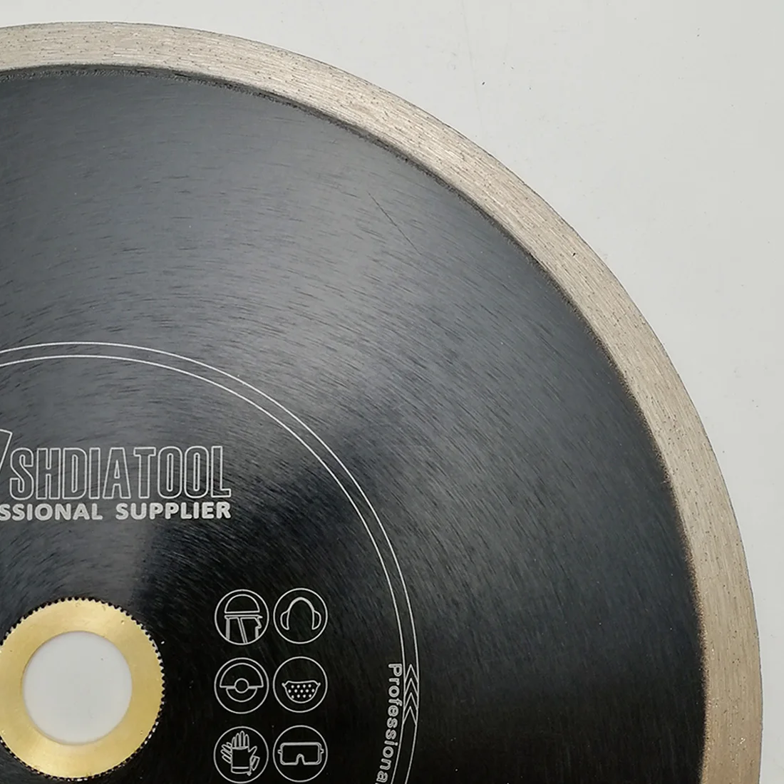 SHDIATOOL 2pcs�Dia 200mm/8" or 250mm/10" Hot-Pressed Continue Rim Diamond Saw Blades Porcelain Tile Ceramic Marble Cutting Disc