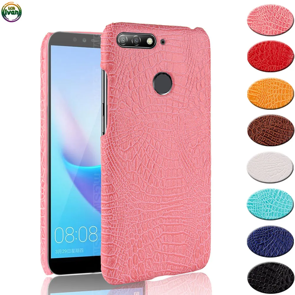 

Case For Huawei Honor 7C 7 C C7 5.7 inch AUM-L41 Fitted Armor Case Phone Leather Cover For Honor7C AUM L41 Alligator Coque Bag
