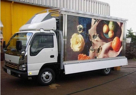 p10 full color Car led advertising 