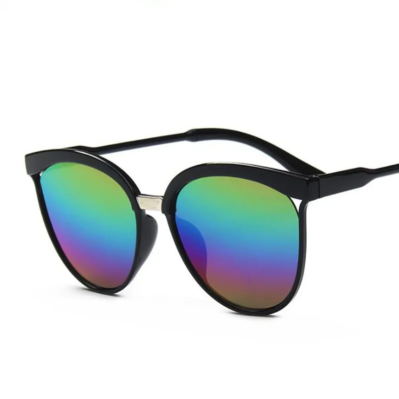 Кошачий глаз, солнцезащитные очки для женщин, брендовые, дизайнерские, модные, зеркальные, сексуальные, кошачий глаз, солнцезащитные очки для женщин, UV400, женские очки