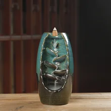 Керамическая водопад курильница для благовоний BurnerHome украшение комнаты подарки курильница медитация ремесла храма дзен украшения