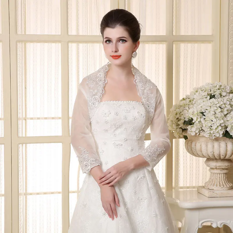tulle wedding jacket