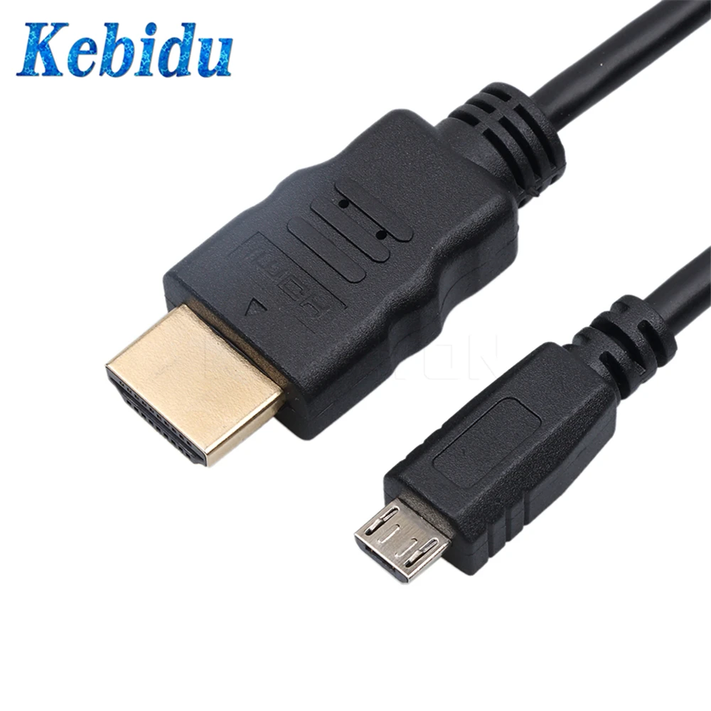 

Kebidu 1.5m Micro USB To HDMI Cable 1080P HDTV Adapter Universal For Samsung Galaxy for HTC LG Sony for Xiaomi Newest
