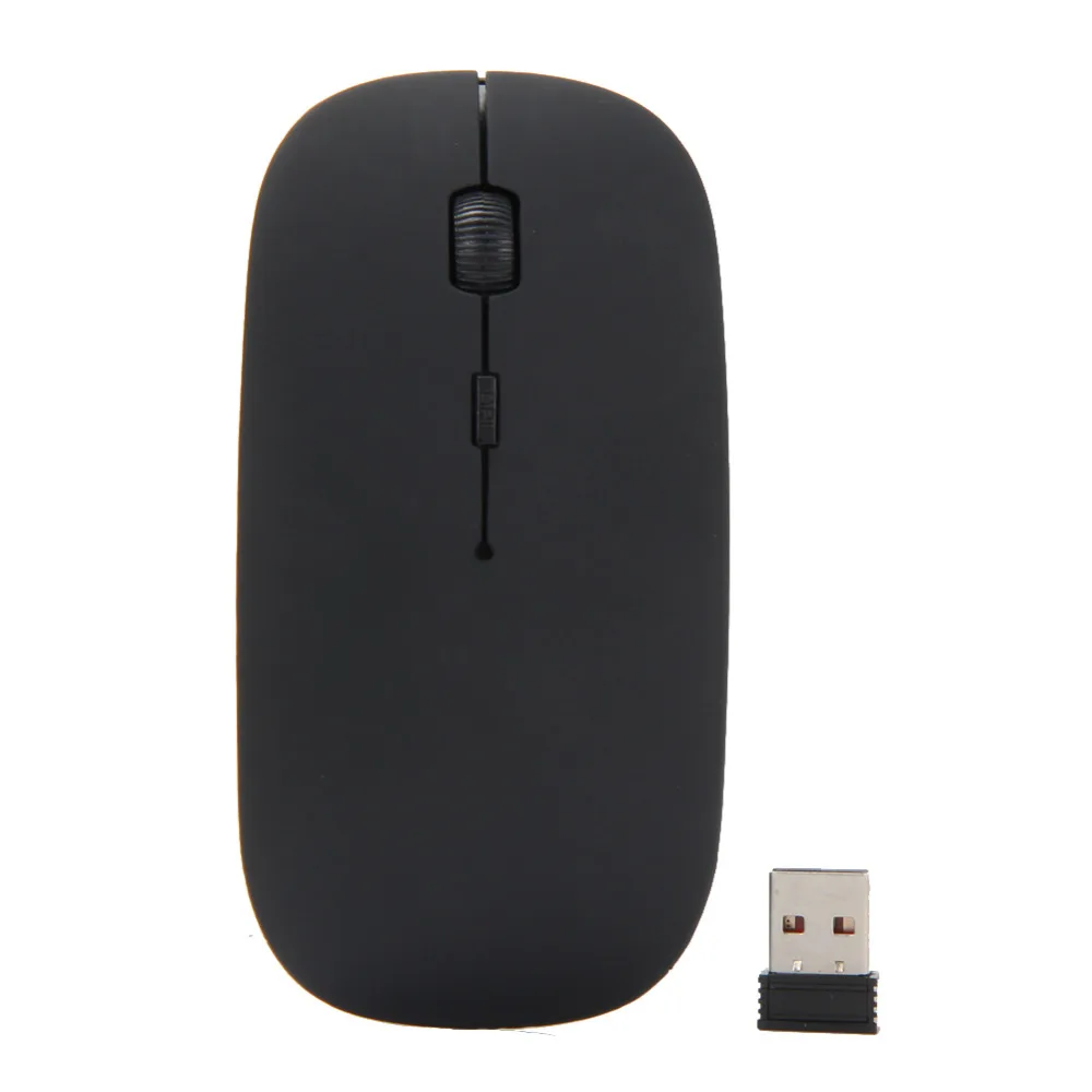 Игровая мышь оптическая 2 4G беспроводная модная ультратонкая компьютерная с usb