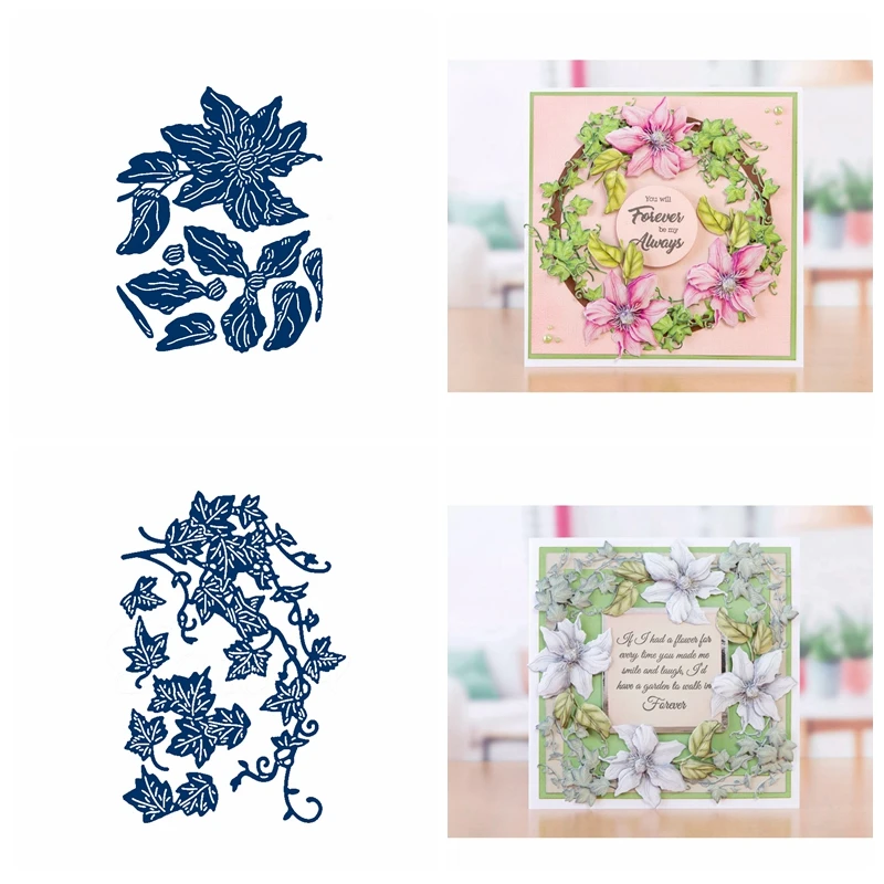 

Ivy Plants Metal Cutting Dies DIY Card Album Making Crafts Scrapbooking Template Embossing Stencil New Dies 2019
