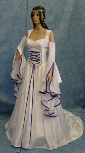 Новое поступление Прямые продажи натуральный Атлас ручной работы средневековое платье Ренессанс Фэнтези платье