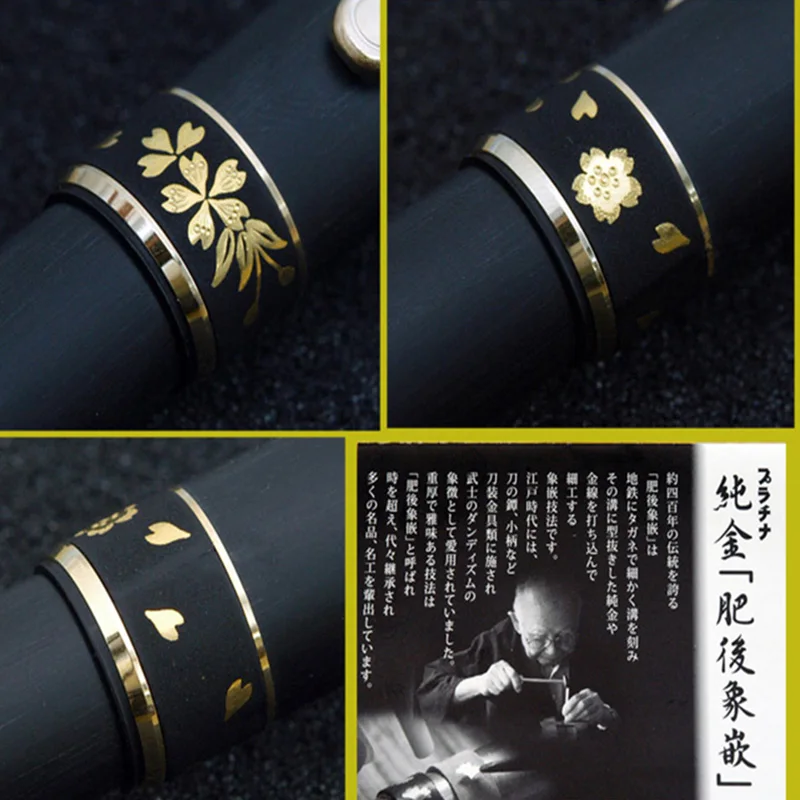 PLATINUM万年筆　PNB-30000-SJ M Japan Platinum Brand 14k Golden Nib 3776century Fountain Pen