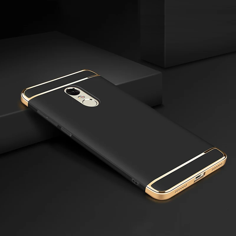Чехол для Redmi Note 4 роскошная защитная задняя крышка 3 в 1 жесткий Гибридный чехол из
