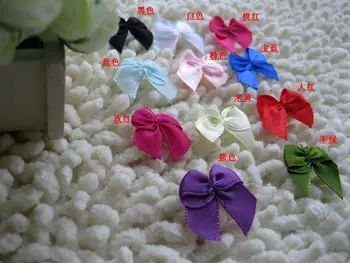 

Diy 2.5cm clothes accessories ribbon flower underwear panties small bow decoration free shipping