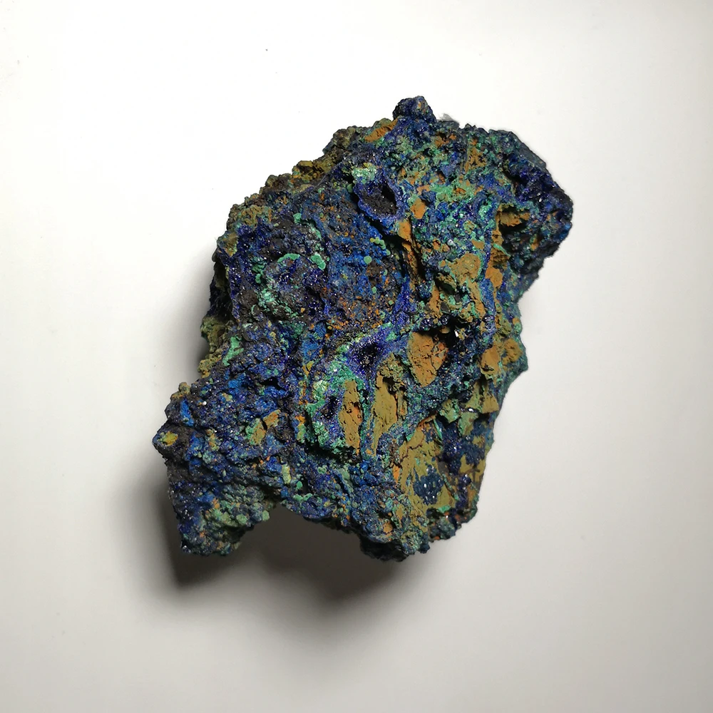 

458g NATURAL Stones and Minerals Rock AZURITE SPECIMEN LARGE CRYSTAL RARE ORE UNIQUE Specimens BLUE B2-50