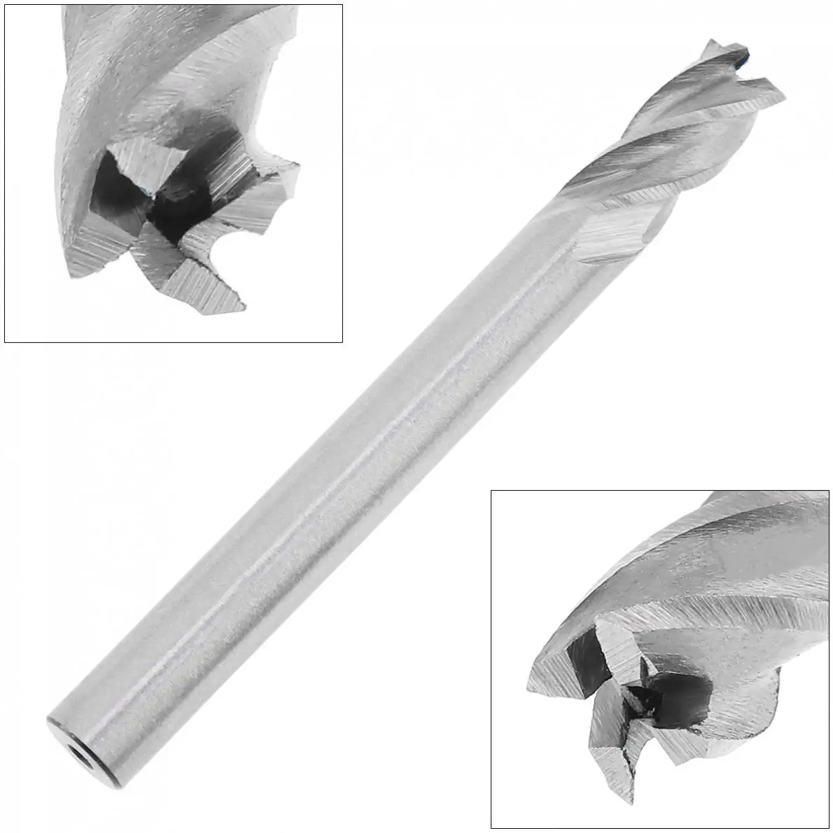 6mm 4 Flute High-speed cutting HSS &amp Aluminum End Mill Cutter with Super Hard Straight Shank for CNC Mold Processing | Инструменты
