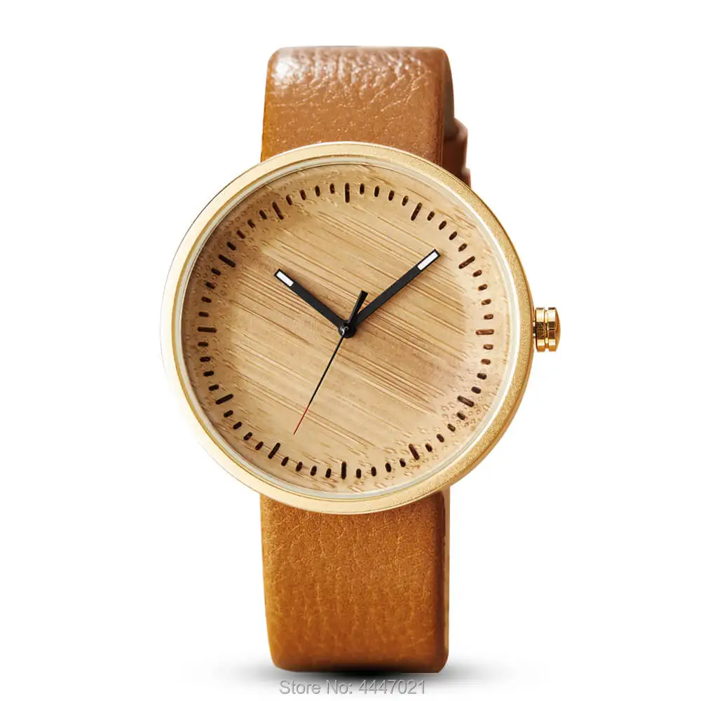 

Wooden Watches Men Women Casual Leaher Strap Quartz Minimalist Wristwatches for Male Ladies Clock Gifts relogio masculino