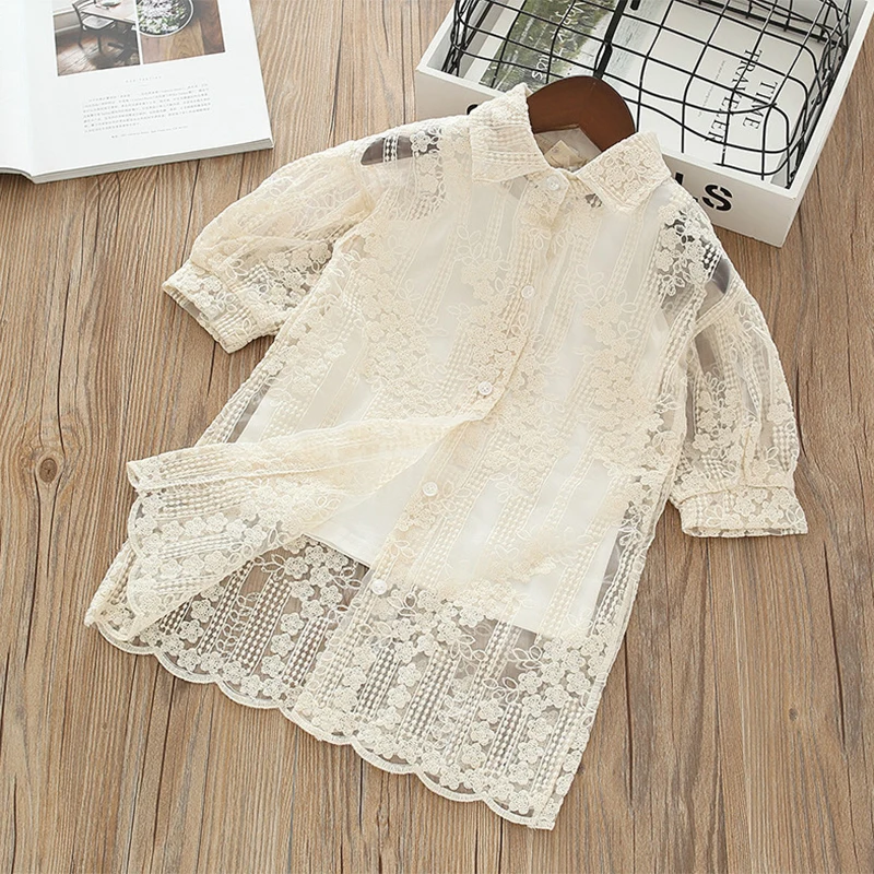 

lace 2019 spring girl shirt long sleeve blouses girls brand shirts kids children clothes korean toddler clothing top lolita