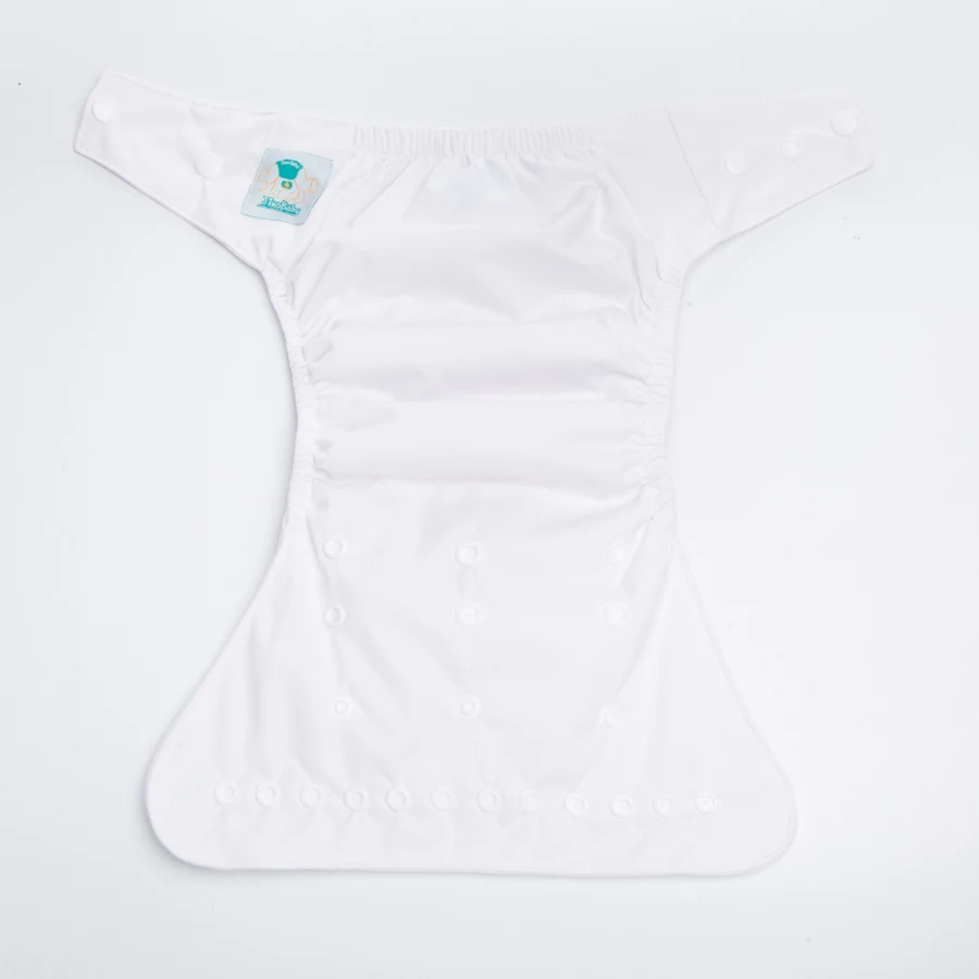 JinoBaby Aio пеленки Один размер ткань Подгузники маленьких Super Dry Подгузники-чистый белый