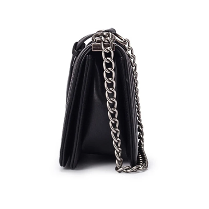 Women Crocodile PU Leather Messenger Bag Luxury Handbags Female Designer Shoulder Bag Chain Shoulder Strap Flap Bags SS0300 (2)