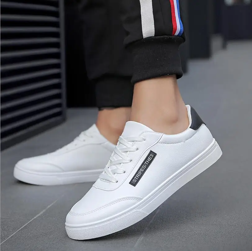

2019 Spring Autumn New Fashion Casual Students White Board Shoes Men Trend of Breathable Lace Shoes Sneakers Zapatos Hombre T65