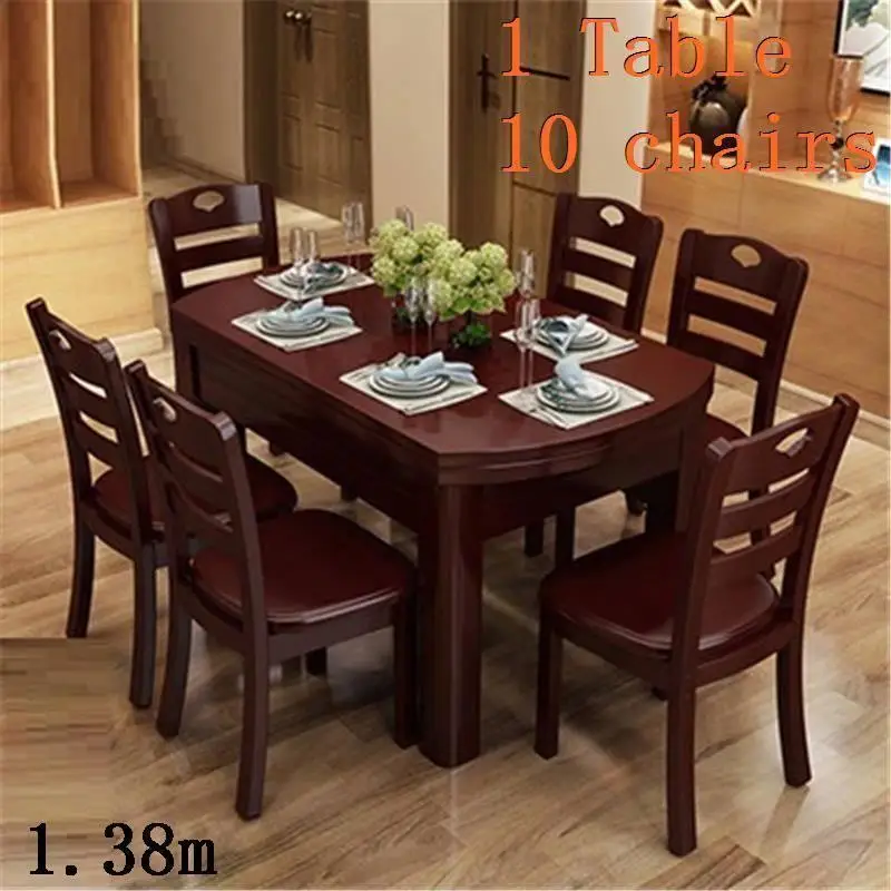 Mueble Comedor A Langer Tavolo Piknik Masa Sandalye Redonda Dinning Set Marmol винтажный стол для столовой - Цвет: MODEL D