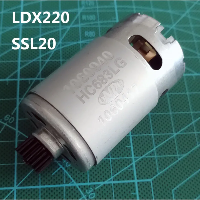 LDX220 ONPO DC20V Макс. 16-зубья шестерни двигателя постоянного тока 18V 1060940 для BLACK&DECKER электродрель части