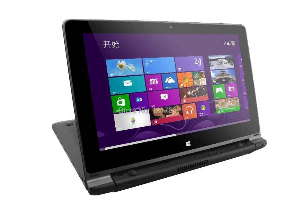 10 inch Folding laptop computer windows 8 4G RAM 128G SSD Dual Core WiFi mini Laptop 10 inch