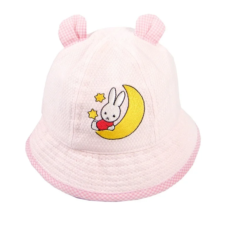

2017 New High Quality Baby Hats For Newborn Girls Toddler Spring Autum Cartoon Basin Cap Bonnet Enfant For Children Muts KF156