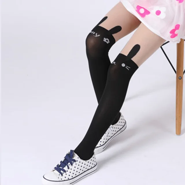 Cute Cartoon Designs Girls Tights Lovely Velvet Stockings for Girls Cartoon Patchwork Dancing Kids Tight Drop Shipping