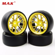 RC 1:10 On Road Car 6mm Offset 12mm Hex Accessory 4Pcs RC Car Tires 1/10 Drift Tires Wheel Hub Rim For HSP HPI цена RC 1:10 On Road Car 6mm Offset 12mm Hex Accessory 4Pcs RC Car Tires 1/10 Drift Tires Wheel Hub Rim For HSP HPI цены онлайн