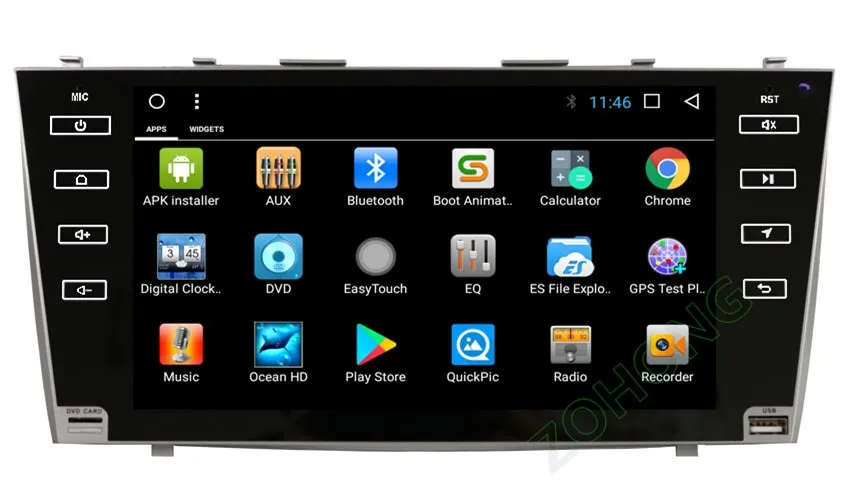 Top 2din 9inch PIP octa core Android8.1 Car DVD player for Toyota CAMRY V40 AURION 2007-2011 autoradio CAR GPS Navigation carplay BT 24