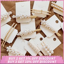Fashion Pearl Hair Clip for Girls Barrette Hairpins Wedding Hair Styling Tool Hairpin Stick Metal Hair Clips for Women Trendy Fashion Pearl Hair Clip for Girls Barrette Hairpins Wedding Hair Styling Tool Hairpin Stick Metal Hair Clips for Women Trendy