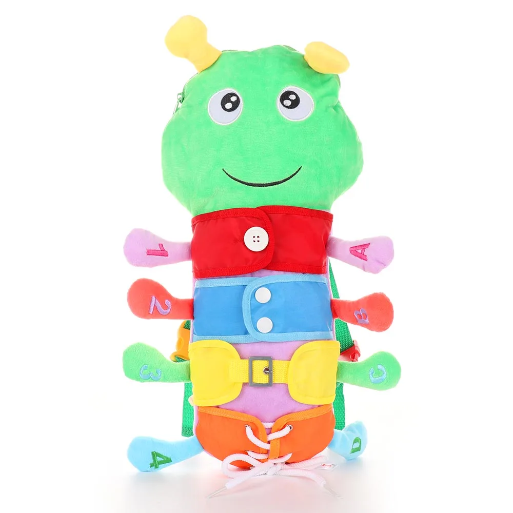 Мультифункциональный пазл Детский мультфильм подарки игрушка для раннего развития гусеница анти-потерянный рюкзак