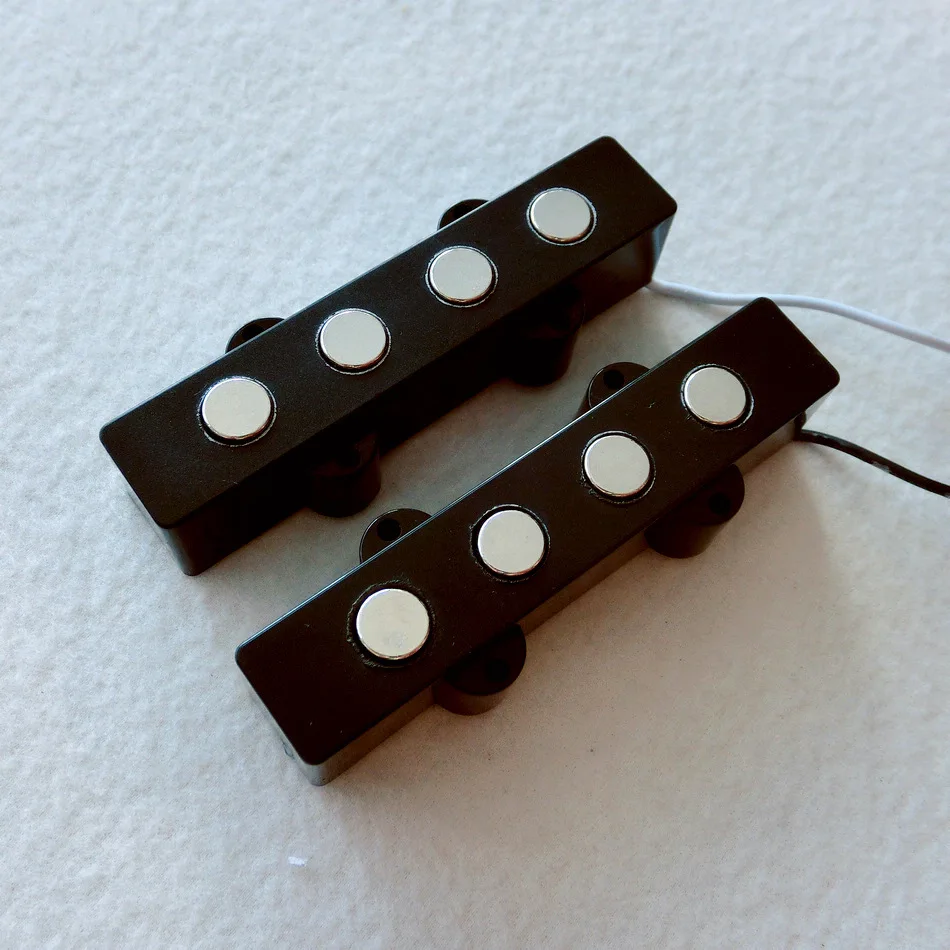 

Quality bass parts 1Set 9mm pole piece Ceramic magnet 4 string J bass pickup