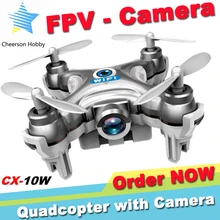 Mini Drone with Camera hd Cheerson CX-10W Quadcopter
