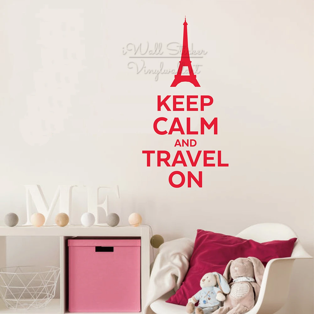 

Keep Calm And Travel On Quote Wall Sticker Motivational Keep Calm Travel On Wall Quote Decal Removable Vinyl Wall Lettering Q308