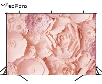 

BEIPOTO Pink Paper Flower newborn Photography Props photo backdrops background baby shower wedding bridal shower photoshoot