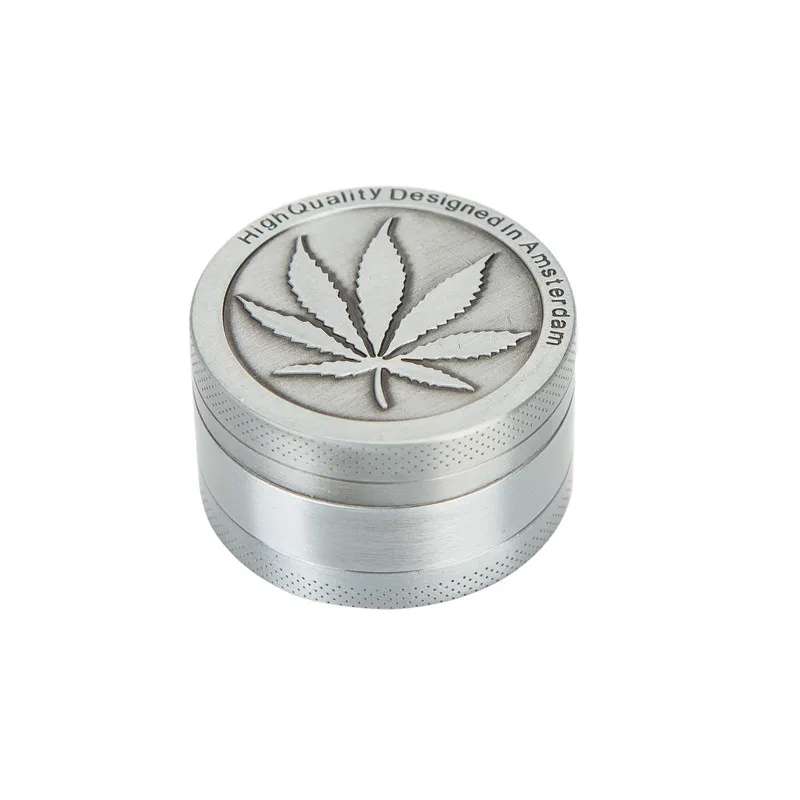 

Metal Vintage 40mm Leaf Magnetic Metal Herbal Herb Grinder Tobacco Cigar Grinder Mill Smoke Spice Crusher Maker Dropshipping