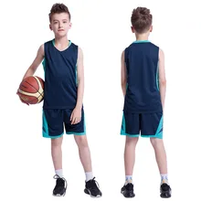Новое поступление детская команда спортивный набор баскетбольные тренировочные костюмы одежда баскетбольные трикотажные изделия форма для мальчиков индивидуальный принт Сделано