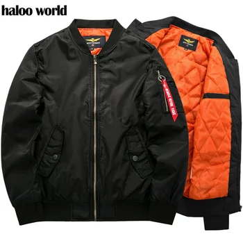 

2019 New Brand Mens Casual Jacket Large Size Men Pilot Bomber Jacket Male Plus Size XXXXL 6XL 7XL 8XL Overcoat