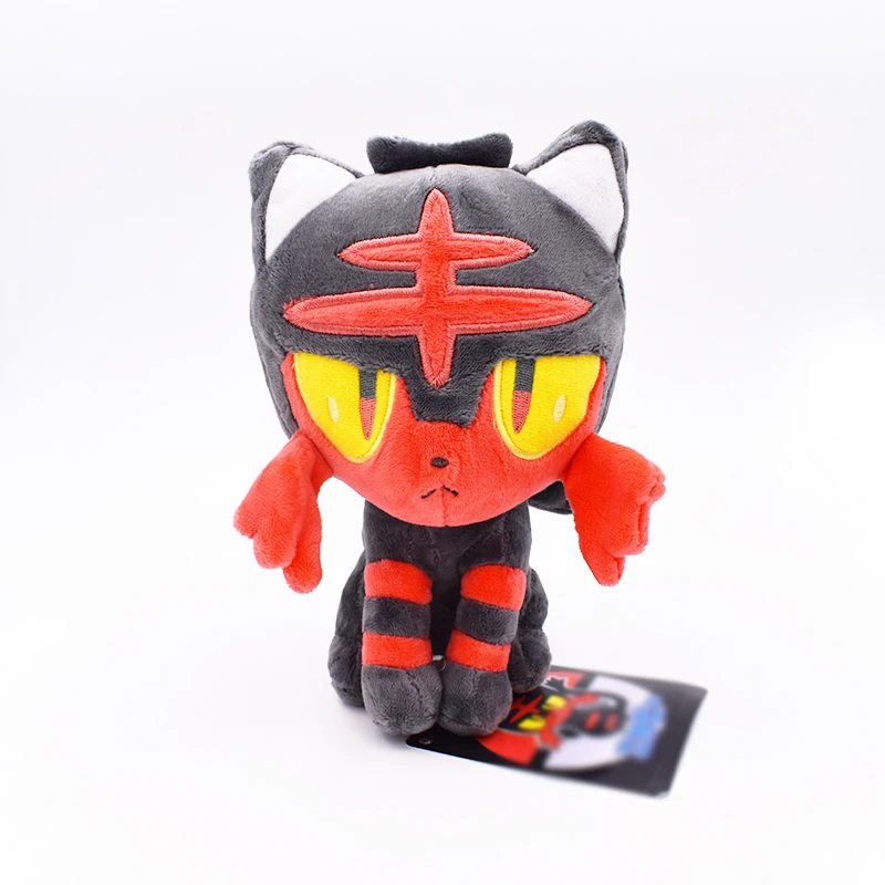

20cm Cute Cartoon Litten Plush Toys Litten Soft Stuffed Dolls Children Birthday Gift High Quality Anime Dolls Free Shipping