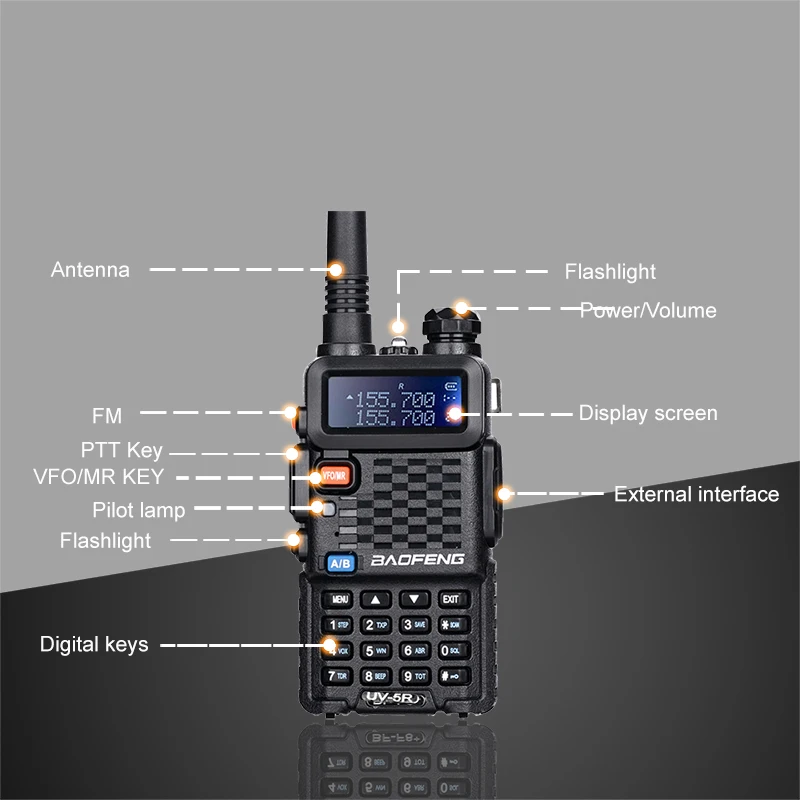 2PCS Baofeng BF-F8+ UHF/VHF Walkie Talkie 10KM With PTT Earphone Portable Handheld Hotel CB Car Radio Station Ham HF Transceiver 2PCS Baofeng BF-F8+ UHF/VHF Walkie Talkie 10KM With PTT Earphone Portable Handheld Hotel CB Car Radio Station Ham HF Transceiver