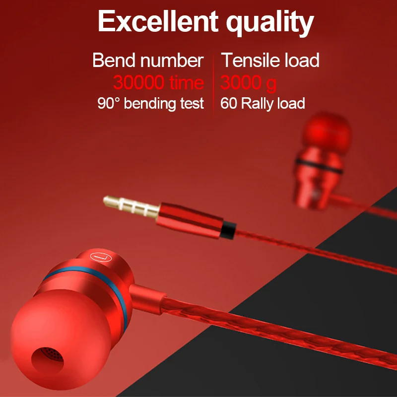 TOMKAS TPE Line Earphone for Phone 5 Color In-ear Earphones and Headphone Heavy Bass for Mobile Phone Clear Bass with Microphone