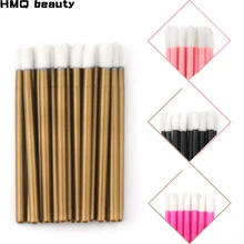 50 piezas desechables pestañas cepillo pestaña Individual eliminar limpieza aplicador máscara pinceles de maquillaje para la extensión de pestañas herramienta
