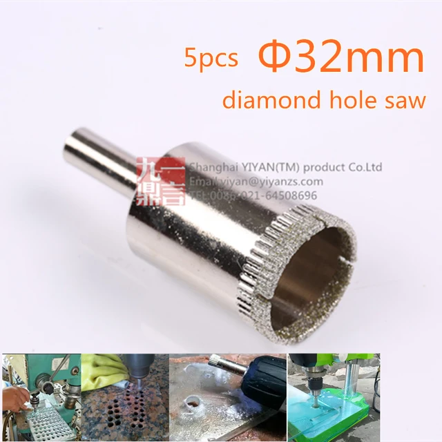 Drills For Porcelain Tiles Tile Design Ideas 5pcs Lot 32mm High Quality Drilling Gl Using Diamond Core Drill